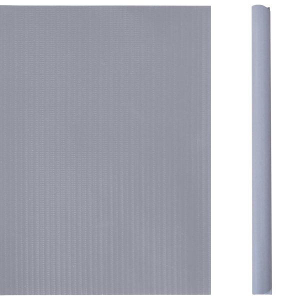 Recinzione Frangivento Da Giardino Pvc 35x0,19m Grigio Chiaro - Image 3