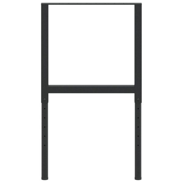 Telai Per Banco Da Lavoro 2 Pz In Metallo 55x(69-95,5) Cm Neri - Image 6