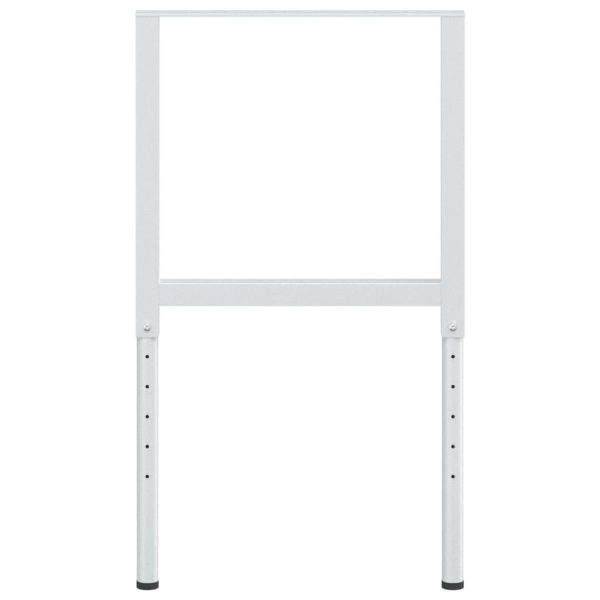 Telai Per Banco Da Lavoro 2 Pz In Metallo 55x(69-95,5) Cm Grigi - Image 6