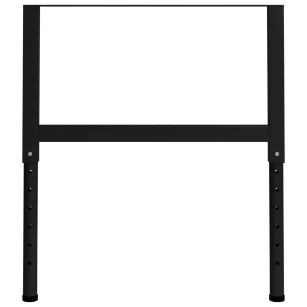 Telai Per Banco Da Lavoro 2 Pz In Metallo 85x(69-95,5) Cm Neri - Image 3