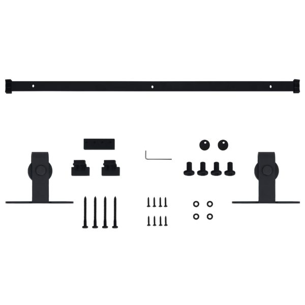 Kit Mini Anta Scorrevole Armadio In Acciaio Al Carbonio 152 cm - Image 5