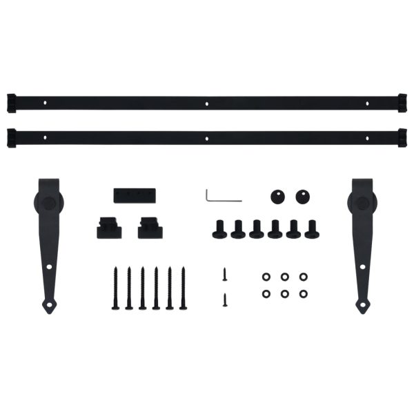 Kit Mini Anta Scorrevole Armadio In Acciaio Al Carbonio 183 cm - Image 5