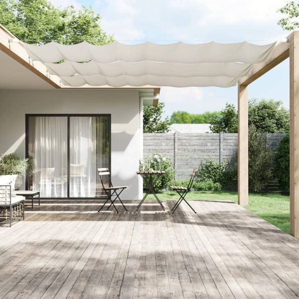 Paravento Verticale Bianco 60x1000 Cm Tessuto Oxford