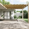 Paravento Verticale Beige 140x1200 Cm In Tessuto Oxford