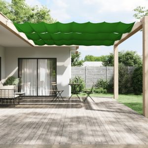Paravento Verticale Verde Chiaro 140x800 Cm In Tessuto Oxford