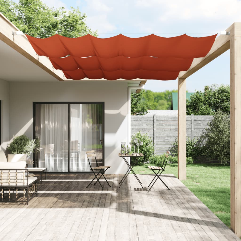 Paravento Verticale Terracotta 140x270 Cm In Tessuto Oxford