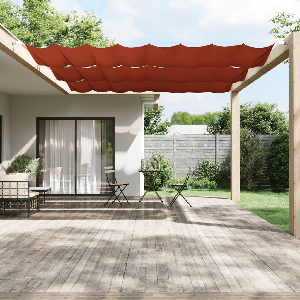 Paravento Verticale Terracotta 140x420 Cm In Tessuto Oxford