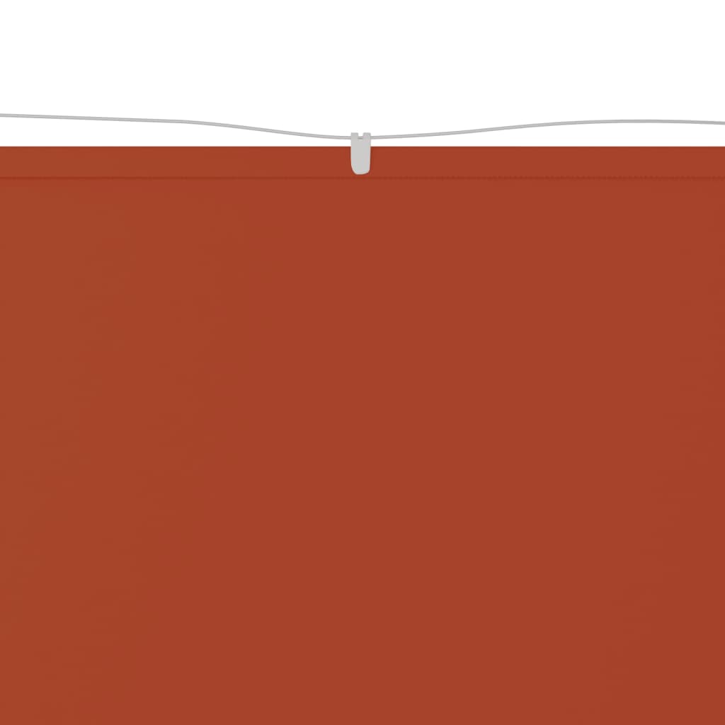 Paravento Verticale Terracotta 140x420 Cm In Tessuto Oxford - Image 3