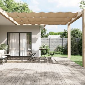 Paravento Verticale Tortora 60x800 Cm In Tessuto Oxford
