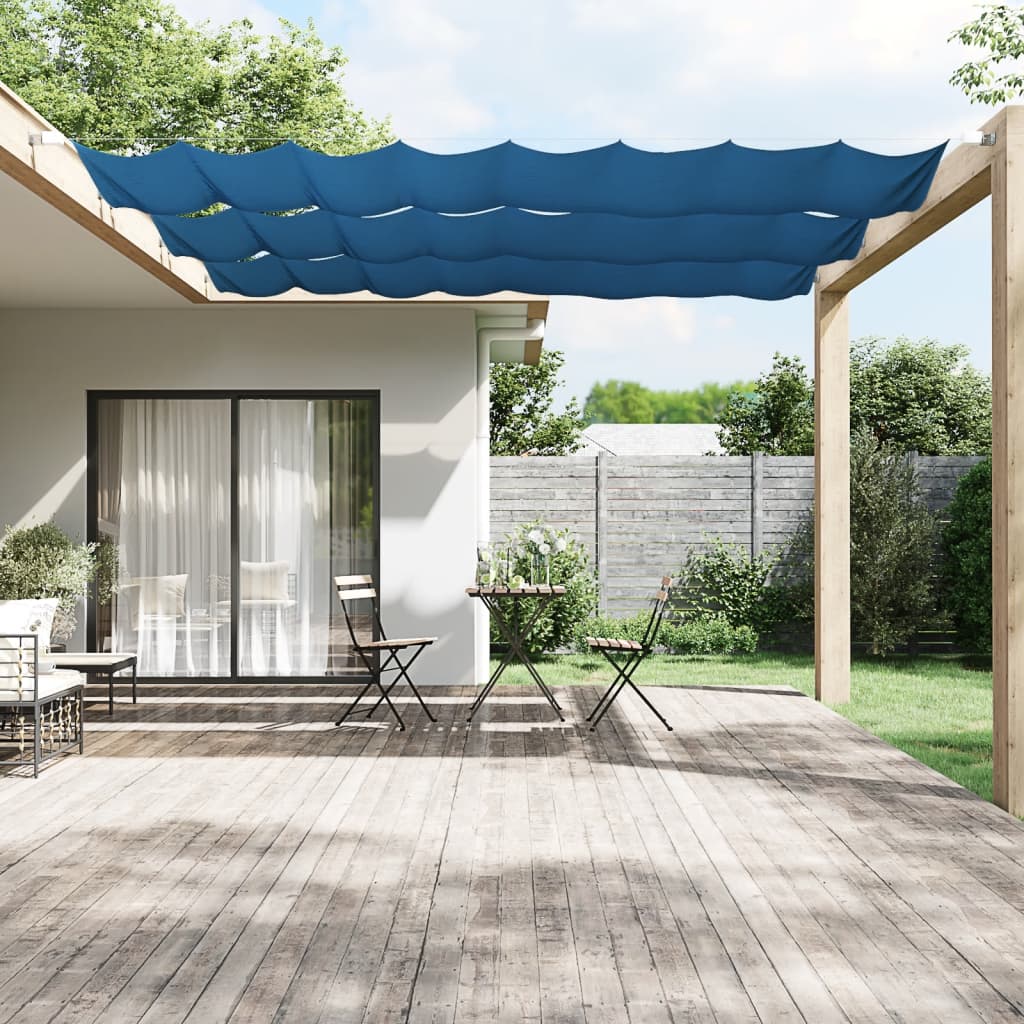 Paravento Verticale Blu 100x360 Cm In Tessuto Oxford