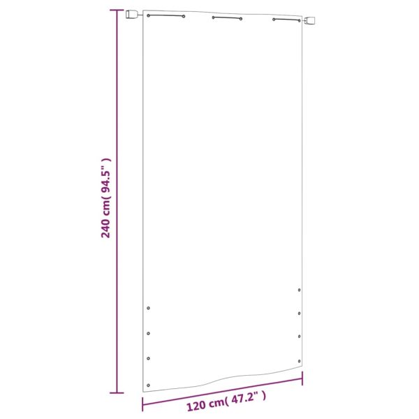 Paravento Per Balcone Verde Chiaro 120x240 Cm In Tessuto Oxford - Image 6