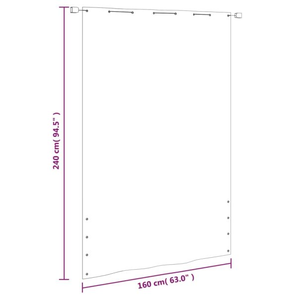 Paravento Per Balcone Verde Chiaro 160x240 Cm In Tessuto Oxford - Image 6
