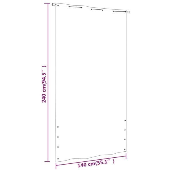 Paravento Per Balcone Blu 140x240 Cm In Tessuto Oxford - Image 5