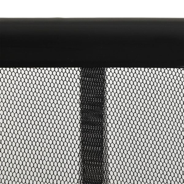 Zanzariera Per Porta Con 5 Sezioni A Rete Nera 120x240 cm - Image 3