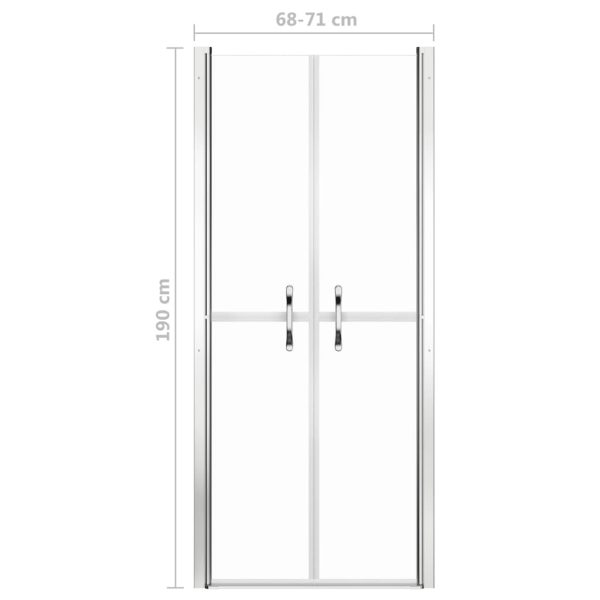 Porta Per Doccia In Esg Trasparente 71x190 cm - Image 5