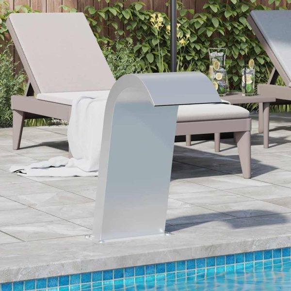 Fontana Per Piscina 50x30x60 Cm In Acciaio Inox 304 - Image 3