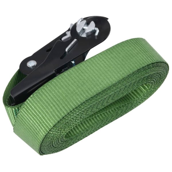 Cinghie D'ancoraggio A Cricchetto 20 Pz 800 Dan 6m Verde - Image 4