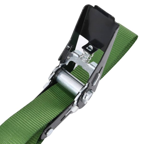 Cinghie D'ancoraggio A Cricchetto 20 Pz 800 Dan 6m Verde - Image 6