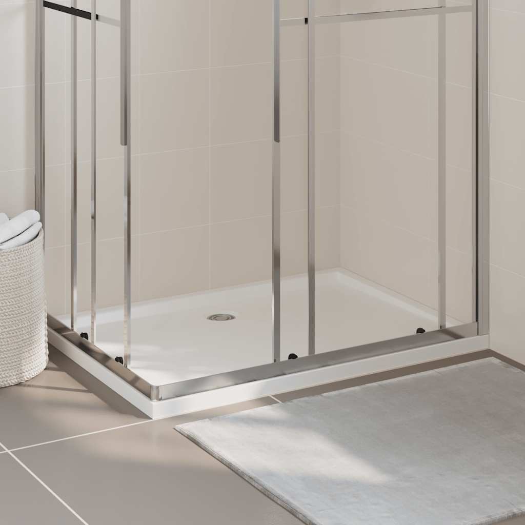 Piatto Doccia In Abs Rettangolare Bianco 80x110 cm