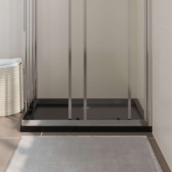 Piatto Doccia In Abs Rettangolare Nero 70x90 cm - Image 3