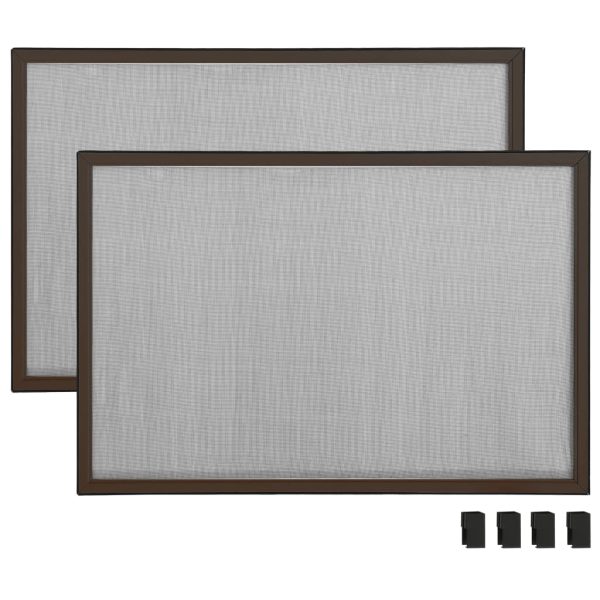 Zanzariera Allungabile Per Finestre Marrone (100-193)x75 cm - Image 5