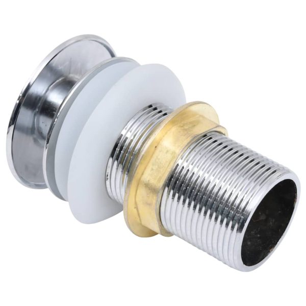 Scarico A Pressione Funzione Troppopieno Argento 6,4x6,4x9,1 cm - Image 4