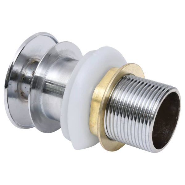 Scarico A Pressione Senza Troppopieno Argento 6,4x6,4x9,1 cm - Image 4