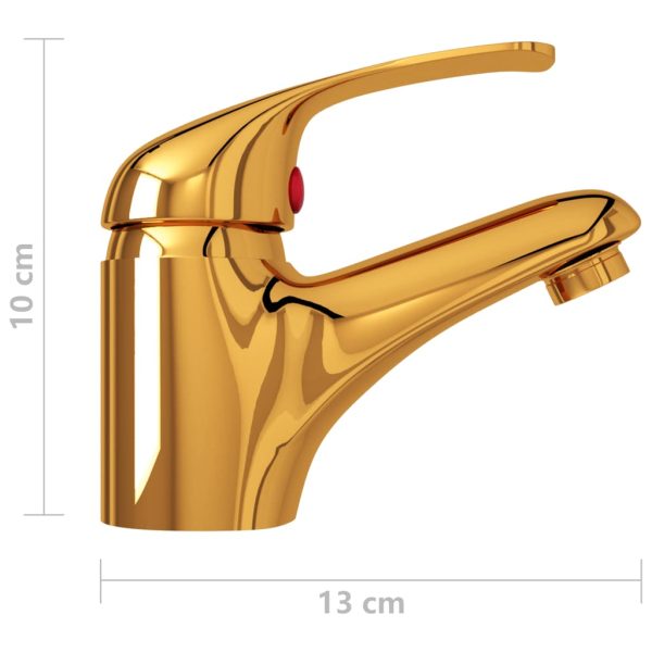Rubinetto Miscelatore Oro 13x10 cm - Image 5