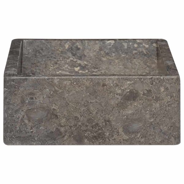 Lavello 45x30x12 Cm Marmo Lucido Grigio - Image 5