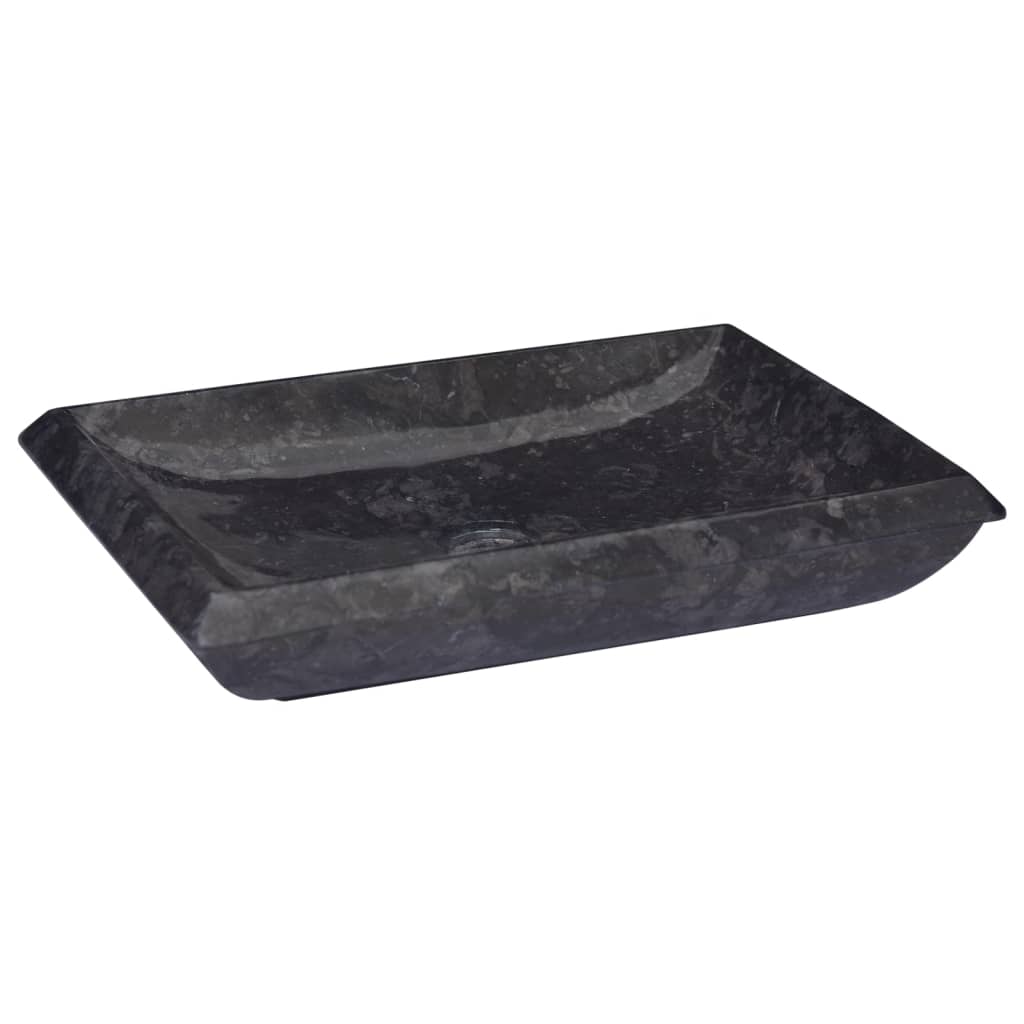 Lavandino Nero 50x35x10 Cm In Marmo