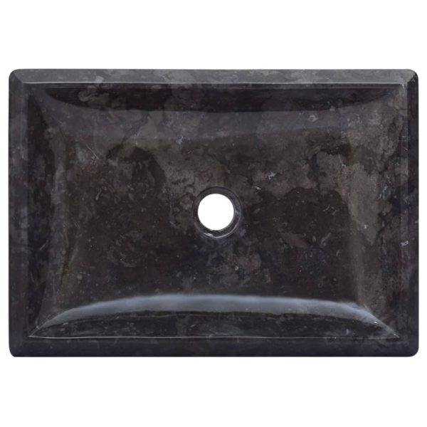 Lavandino Nero 50x35x10 Cm In Marmo - Image 5