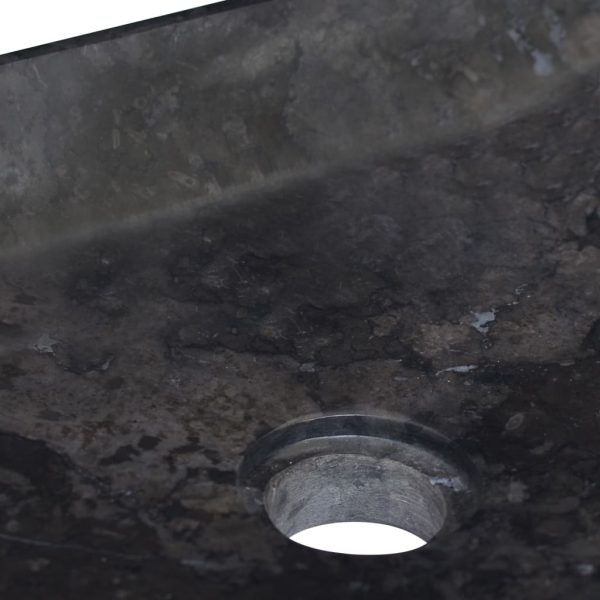 Lavandino Nero 50x35x10 Cm In Marmo - Image 6
