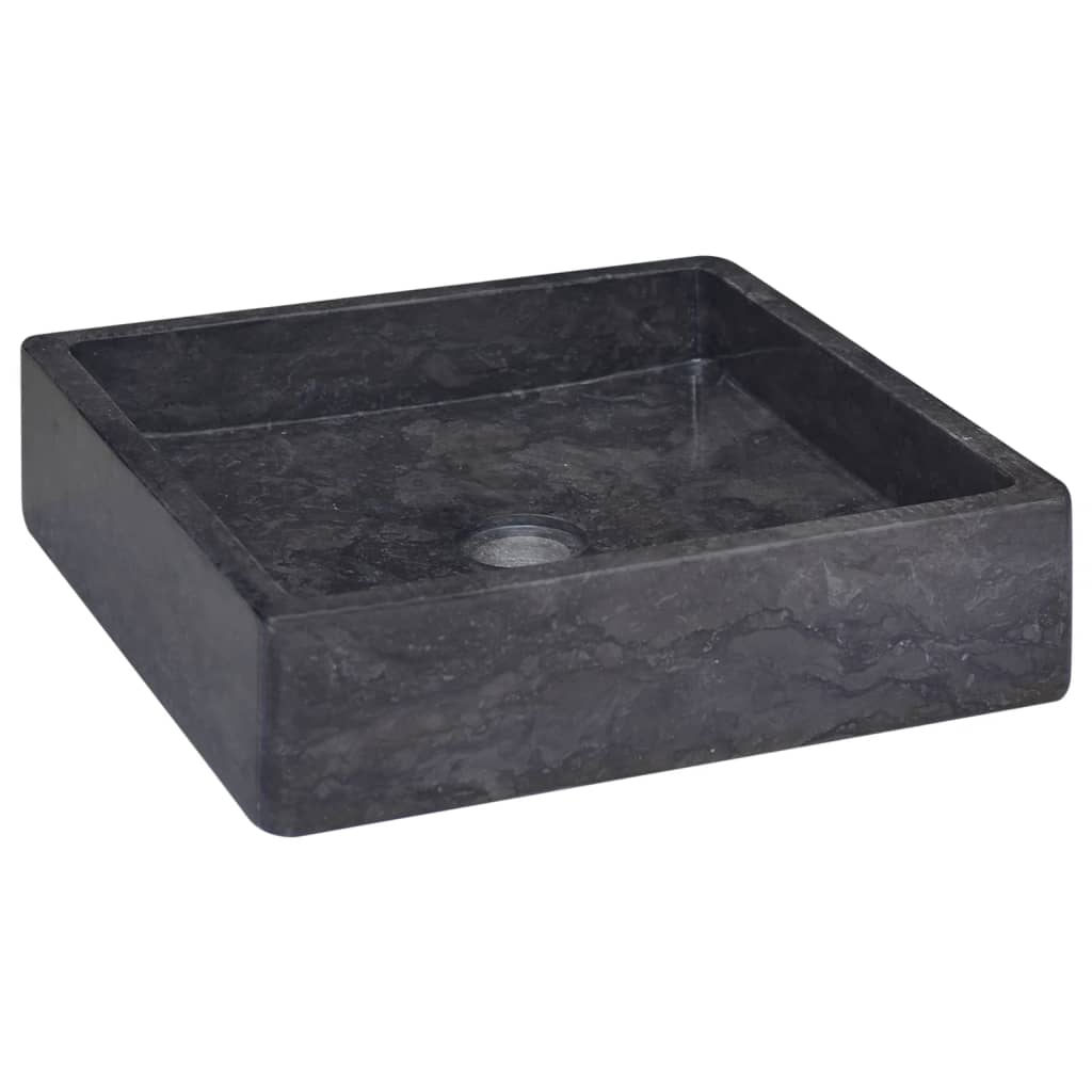 Lavandino Nero 40x40x10 Cm In Marmo