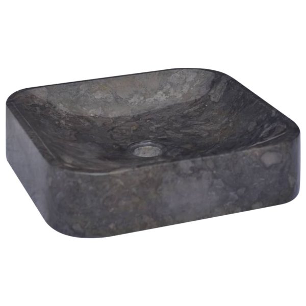 Lavandino Nero 40x40x10 Cm In Marmo - Image 5