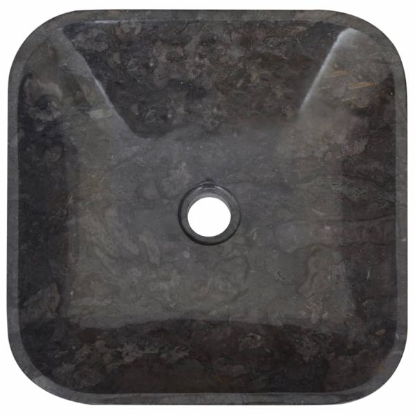 Lavandino Nero 40x40x10 Cm In Marmo - Image 6