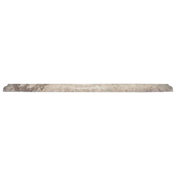 Piano Per Tavolo Grigio Ø50x2,5 Cm In Marmo - Image 3