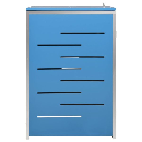 Copribidone Per Spazzatura Singolo 69x77,5x112,5cm Acciaio Inox - Image 6