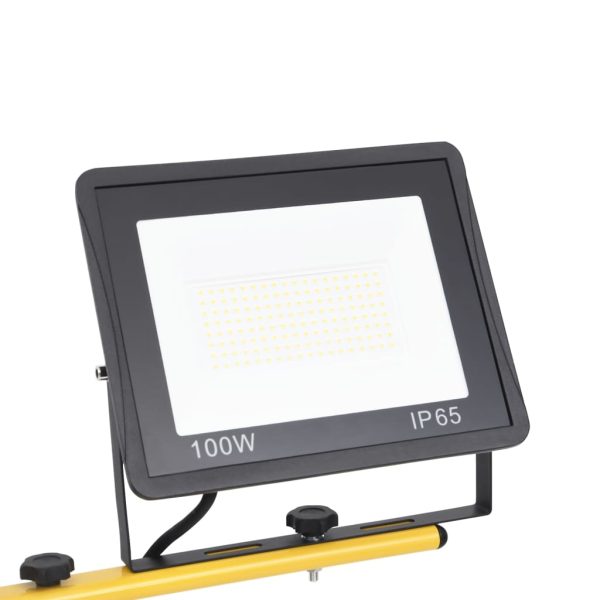 Faretto A Led Con Treppiede 2x100 W Bianco Caldo - Image 5