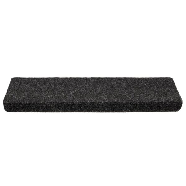 Tappetini Per Scale Tessuto Agugliato 10 Pz 65x21x4 Cm Neri - Image 4
