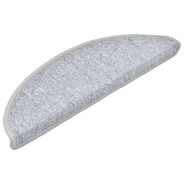 Tappetini Per Scale 10 Pz 56x17x3 Cm Grigio Chiaro - Image 3