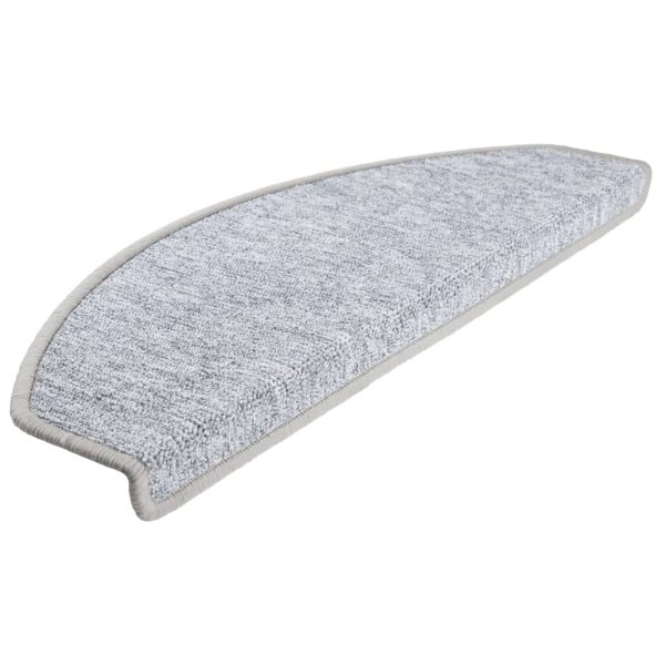 Tappetini Per Scale 10 Pz 65x24x4 Cm Grigio Chiaro - Image 3