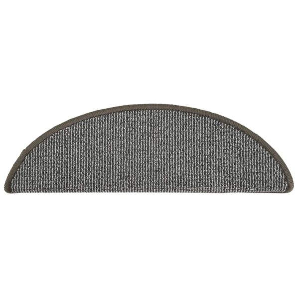 Tappetini Per Scale 15 Pz Grigio 56x17x3 cm - Image 5