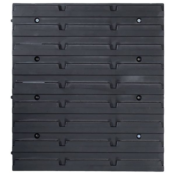 Kit Contenitori 128 Pz Con Pannelli A Parete Blu E Nero - Image 5