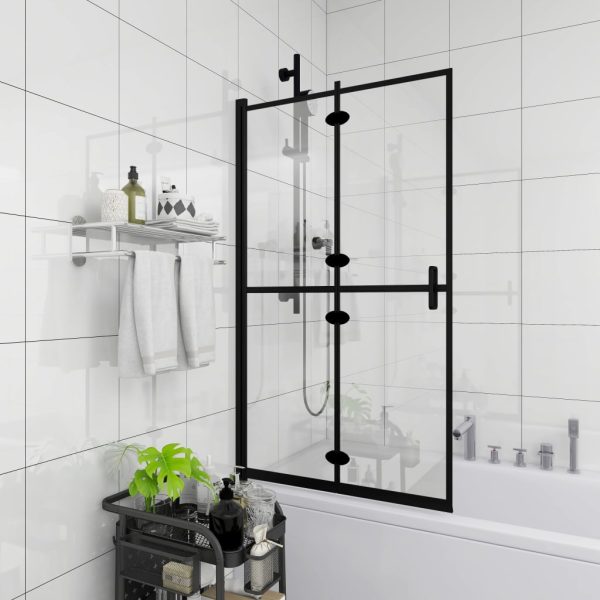 Box Doccia Pieghevole In Esg 80x140 Cm Nero - Image 3