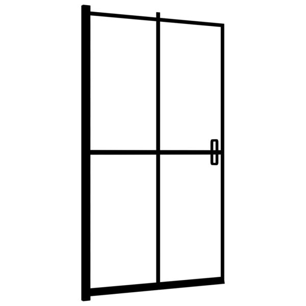 Box Doccia Pieghevole In Esg 80x140 Cm Nero - Image 4