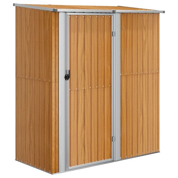 Capanno Per Biciclette Marrone 180,5x97x209,5cm Acciaio Zincato - Image 2