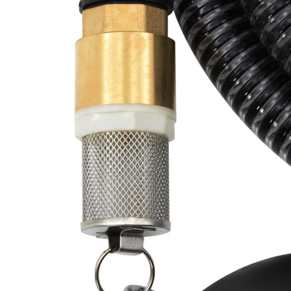 Tubo Di Aspirazione Con Connettori In Ottone 5 M 25 Mm Nero - Image 6