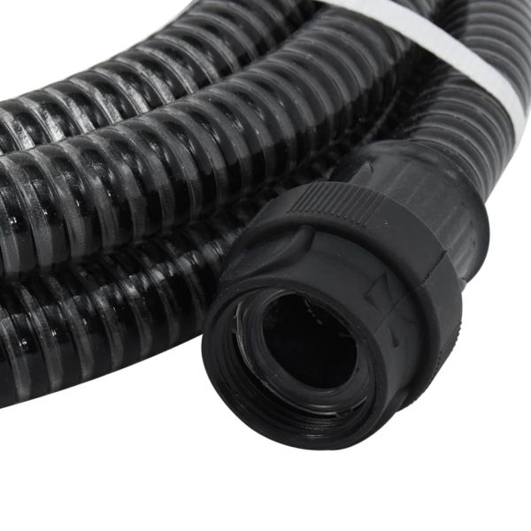 Tubo Di Aspirazione Con Raccordi In Ottone Nero 1" 10 M Pvc - Image 6