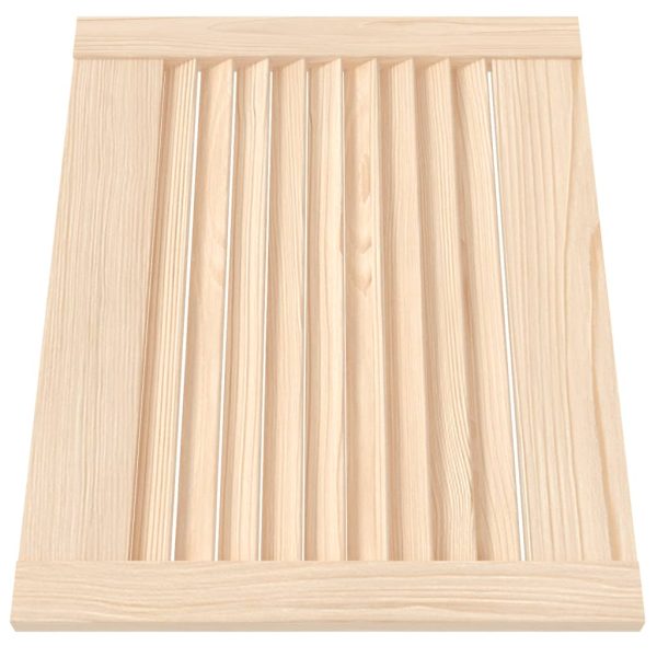 Ante Con Design A Lamelle 2 Pz 39,5x49,4 Cm In Legno Di Pino - Image 3