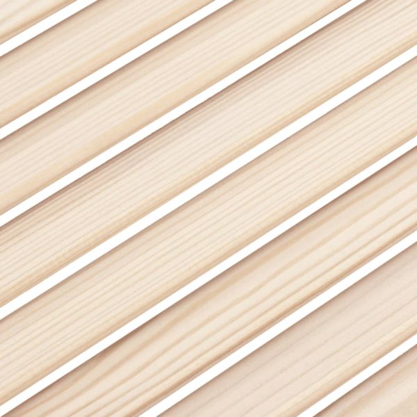 Ante Con Design A Lamelle 2 Pz 39,5x49,4 Cm In Legno Di Pino - Image 5
